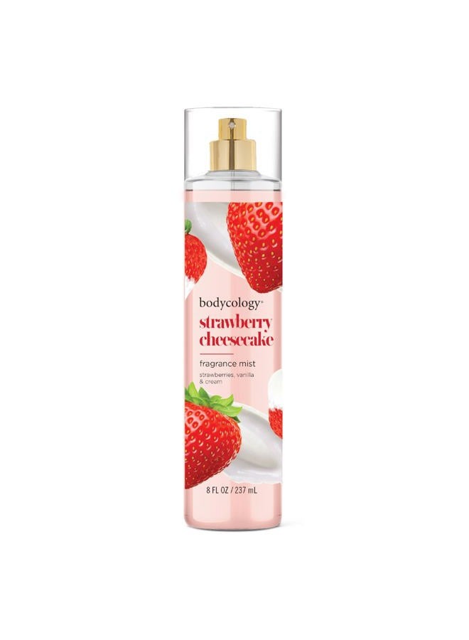 Bodycology Long-Lasting Fragrance Body Mist, Strawberry Cheesecake, 8 fl oz - Image 1