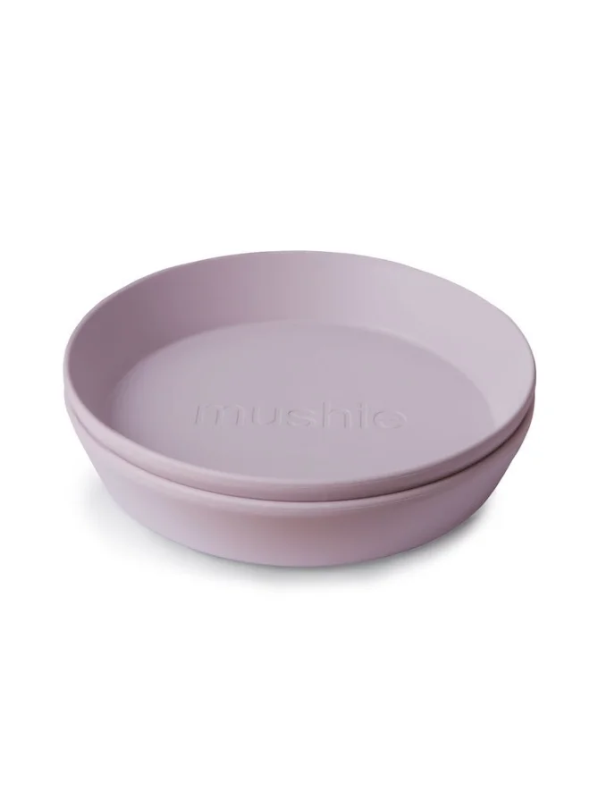 mushie Dinner Plate Round Soft Lilac
