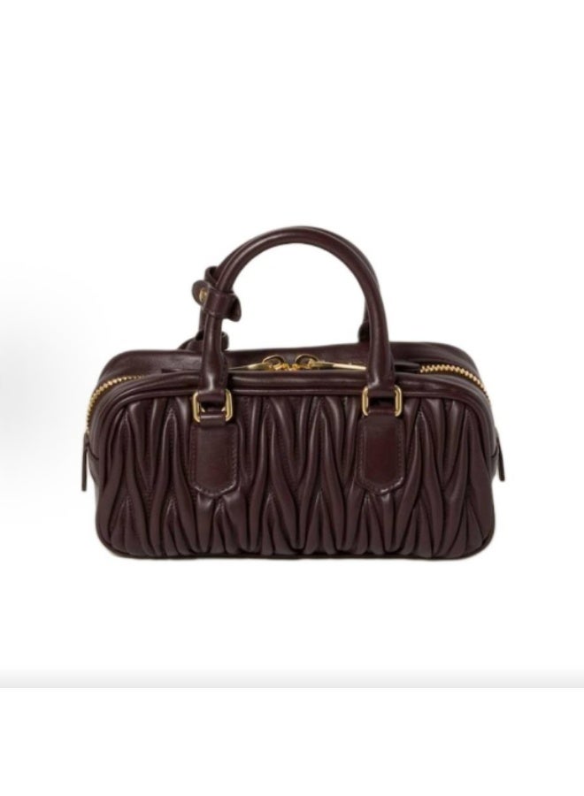 Miu Miu Small Arcadie Top Handle Bag in Matelassé Nappa Leather Crossbody Shoulder - Image 3