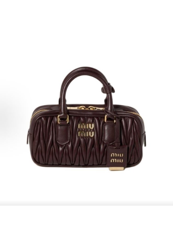 Miu Miu Small Arcadie Top Handle Bag in Matelassé Nappa Leather Crossbody Shoulder - Image 1