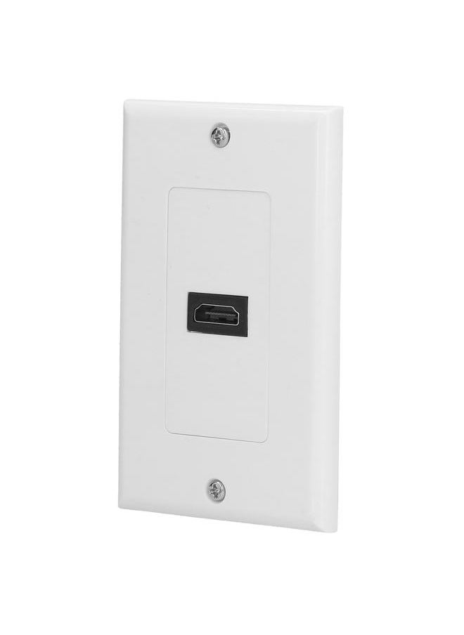 Thoraya - High Definition Multimedia Interface Wall Plate High Resolution 4K High Speed Pass Through No Welding Wall Socket - Image 1