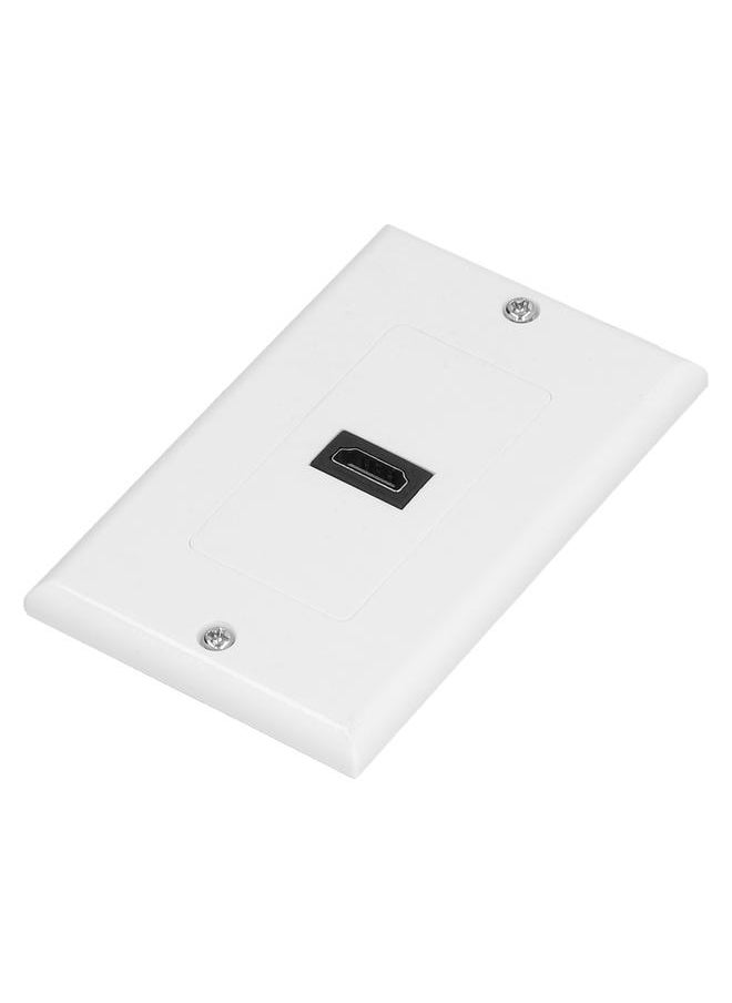 Thoraya - High Definition Multimedia Interface Wall Plate High Resolution 4K High Speed Pass Through No Welding Wall Socket - Image 1