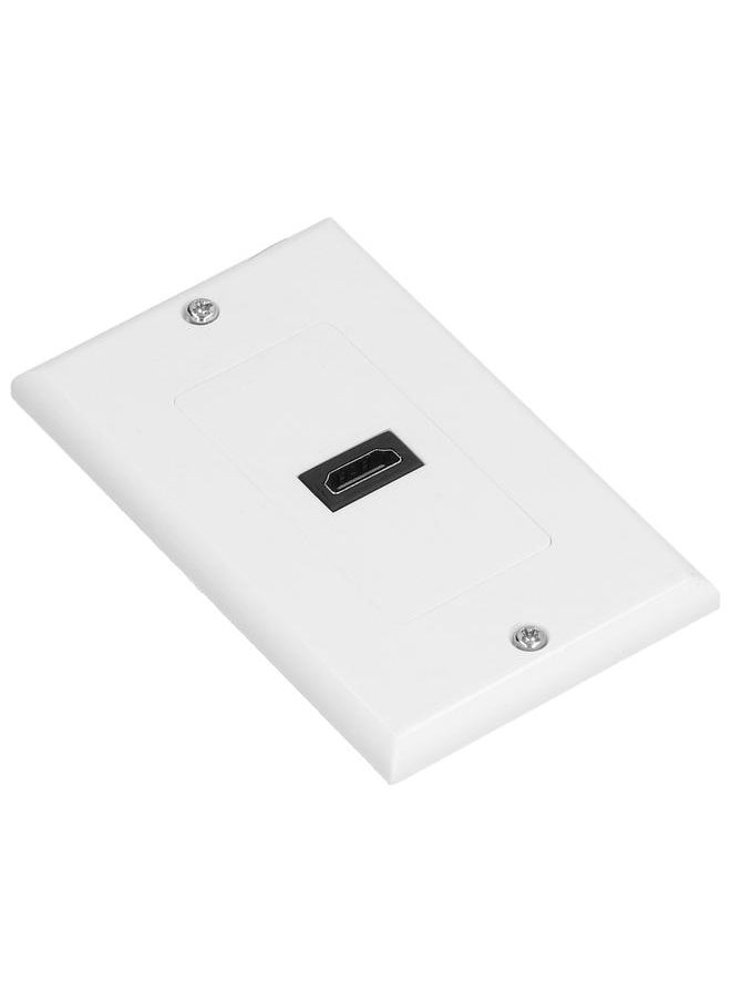 Thoraya - High Definition Multimedia Interface Wall Plate High Resolution 4K High Speed Pass Through No Welding Wall Socket - Image 1