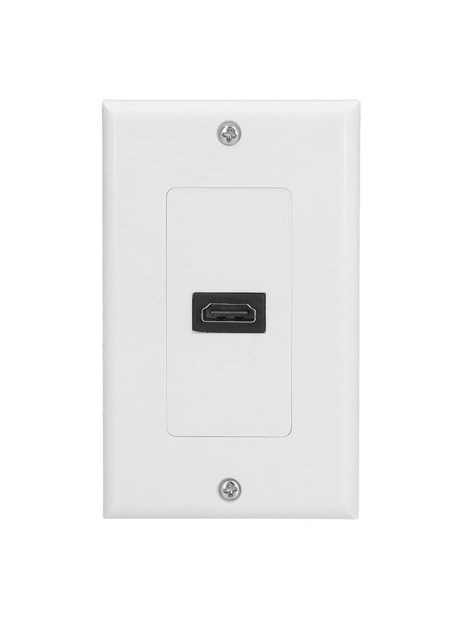 Thoraya - High Definition Multimedia Interface Wall Plate High Resolution 4K High Speed Pass Through No Welding Wall Socket - Image 1