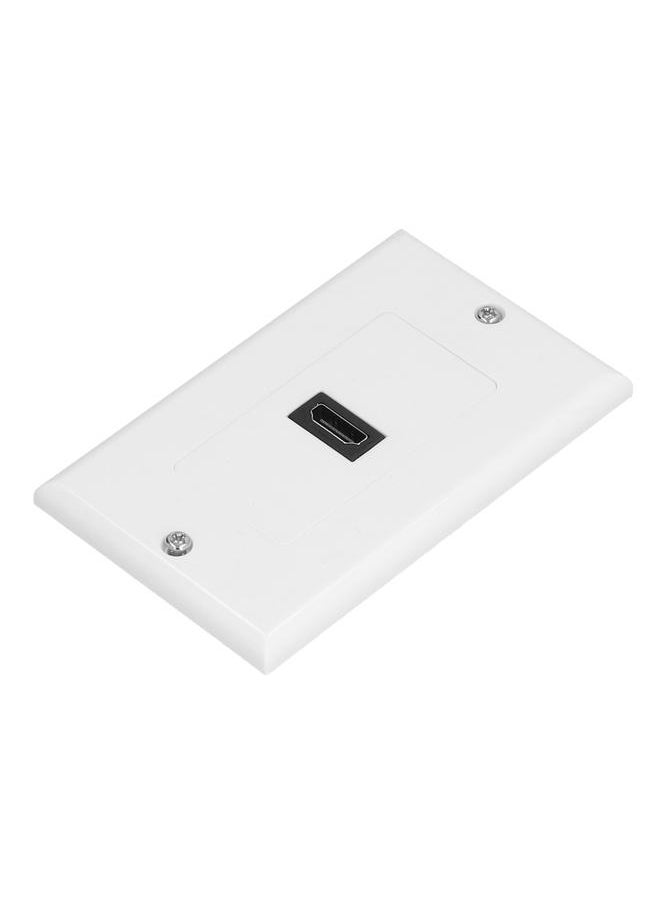 Thoraya - High Definition Multimedia Interface Wall Plate High Resolution 4K High Speed Pass Through No Welding Wall Socket - Image 1