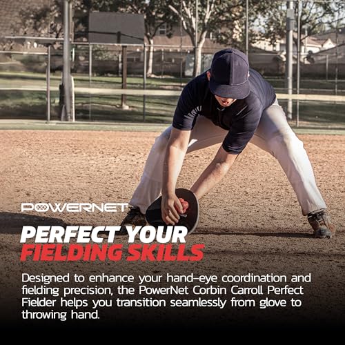PowerNet Advanced Hand-Eye Coordination Set, Soft Hands Softball & Baseball Training Equipment, Improve Transition Time from Glove, 2 Perfect Fielders & 6 Micro Crushers & 2 Reaction Balls - Image 4