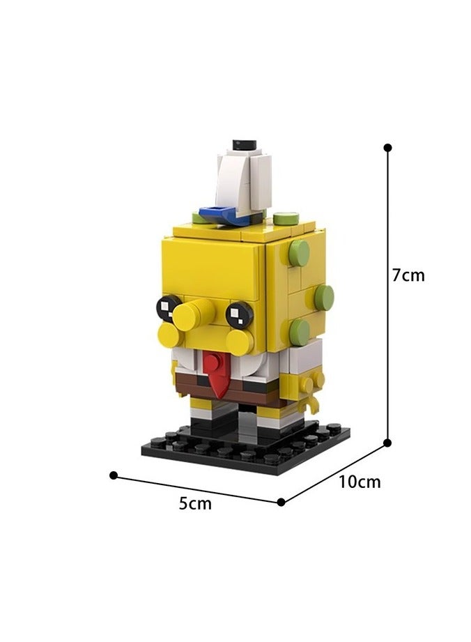 عام مكعبات سبونج بوب التعليمية - تطوير تركيز الأطفال والمهارات الحركية: تصميم ديكور أنيق للمكتب يدمج التعلم بالمرح عبر تجربة بناء تفاعلية - Image 2