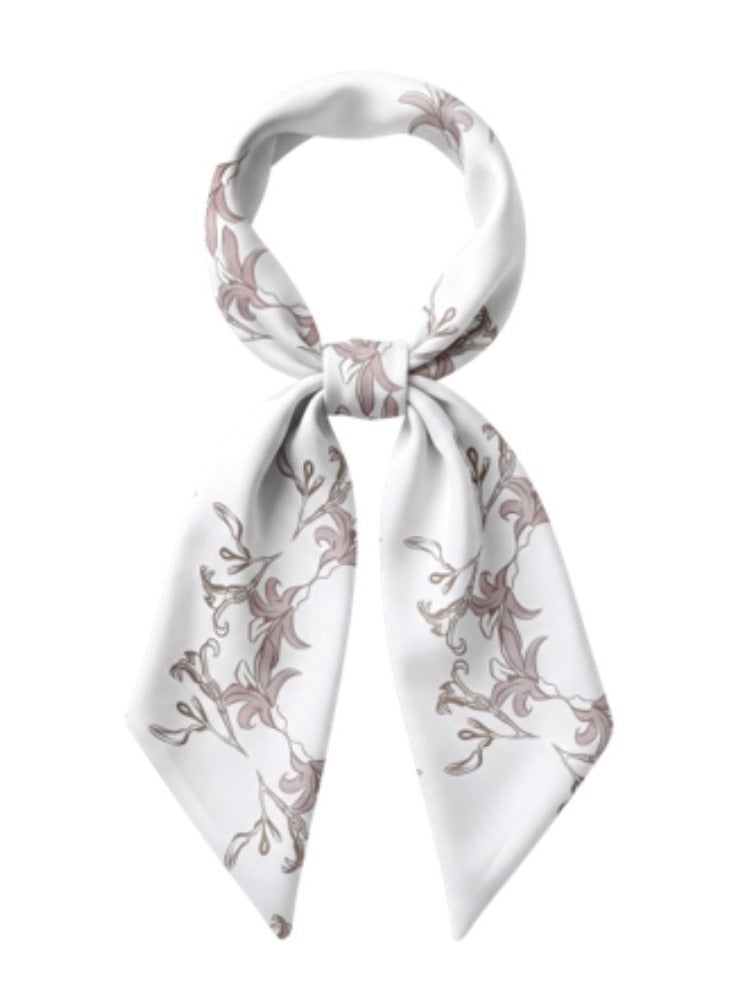 BTC 13g Silver Coin “Daisy Duck” With Frame - Herbarium Emma -Slim Scarf - Image 2