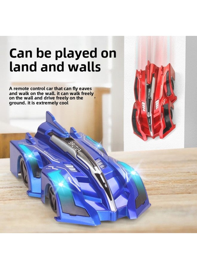 Loquat Explosions 1908 Stunt Car Remote Control Light Climbing Car And Children's Remote Control Car Toy Racing Car-Color:1908 Blue Wall Climbing Car (chinese Packaging) - Image 4