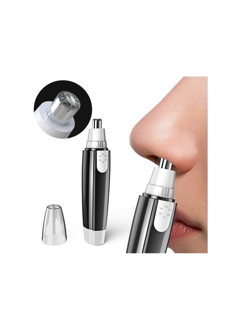 Electric Nose and Ear Hair Trimmer Eyebrow Shaver, Professional Painless Nose Hair Remover for Men and Women, Waterproof Stainless Steel Head, Mute Motor, Men's Women Hair Cleaner。