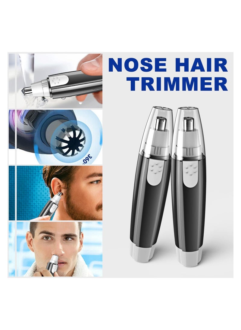 NNEWVANTE - Electric Nose and Ear Hair Trimmer Eyebrow Shaver, Professional Painless Nose Hair Remover for Men and Women, Waterproof Stainless Steel Head, Mute Motor, Men's Women Hair Cleaner。 - Image 1