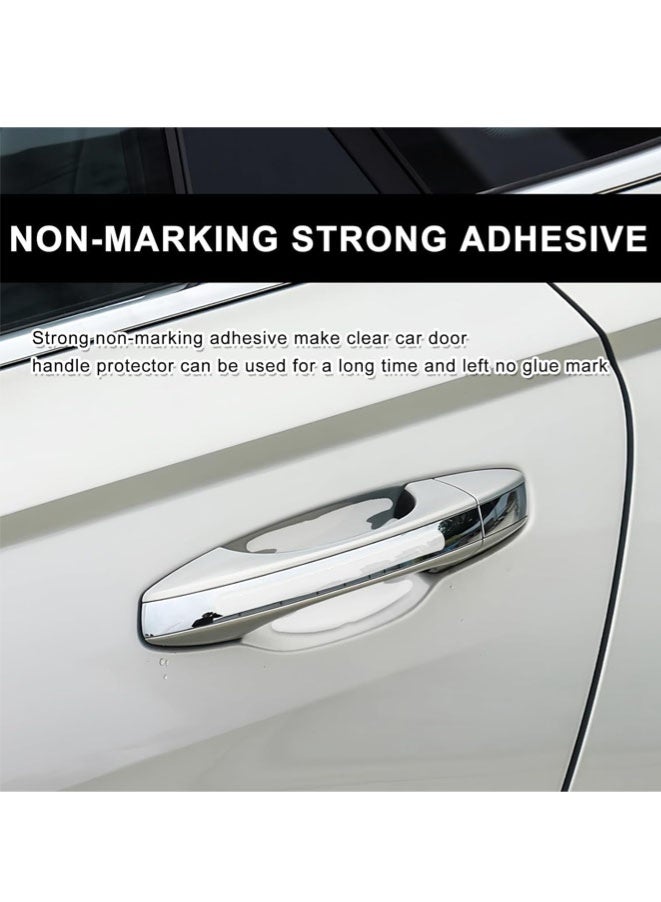 FASHION MANIA 8Pcs Waterproof Car Door Handle Scratch Protector, Transparent Waterproof Anti-Scratch Paint Invisible Protection Film for Car Door Handle - Image 4