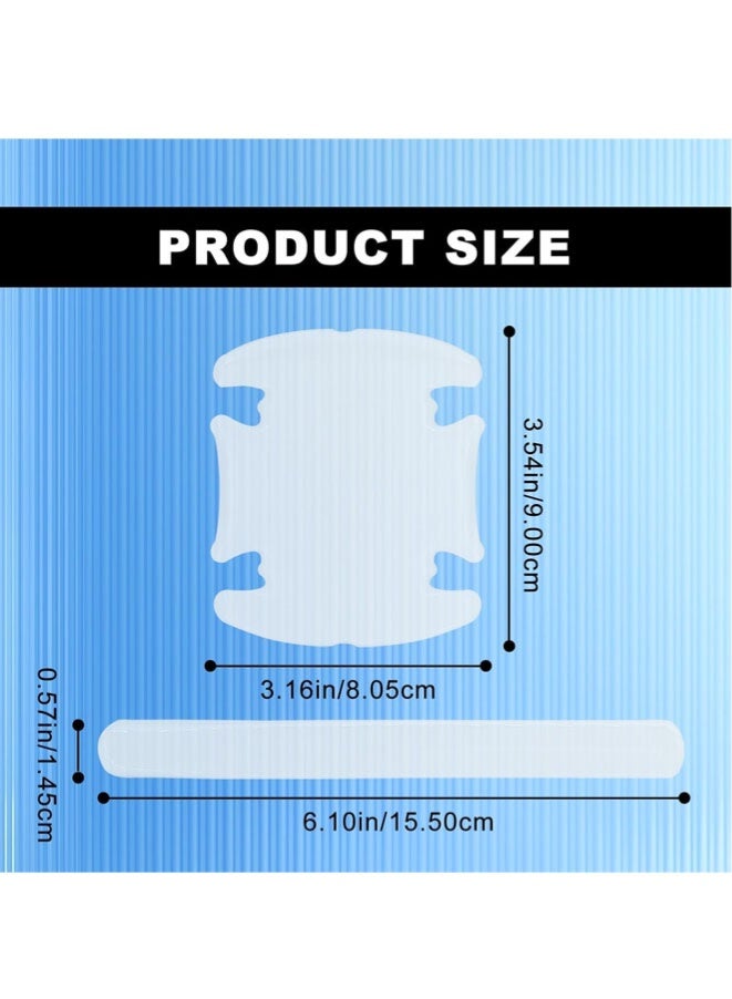 FASHION MANIA 8Pcs Waterproof Car Door Handle Scratch Protector, Transparent Waterproof Anti-Scratch Paint Invisible Protection Film for Car Door Handle - Image 5