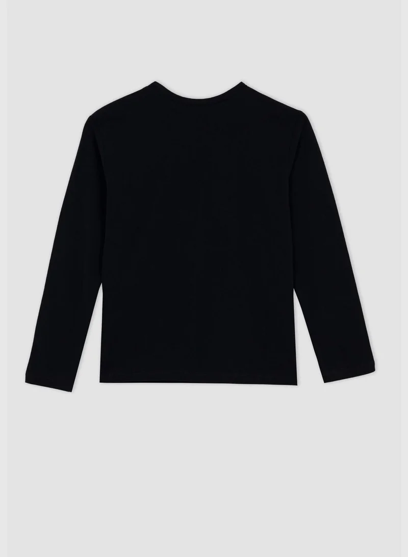 ديفاكتو Girl Crew Neck Knitted Long Sleeve Body