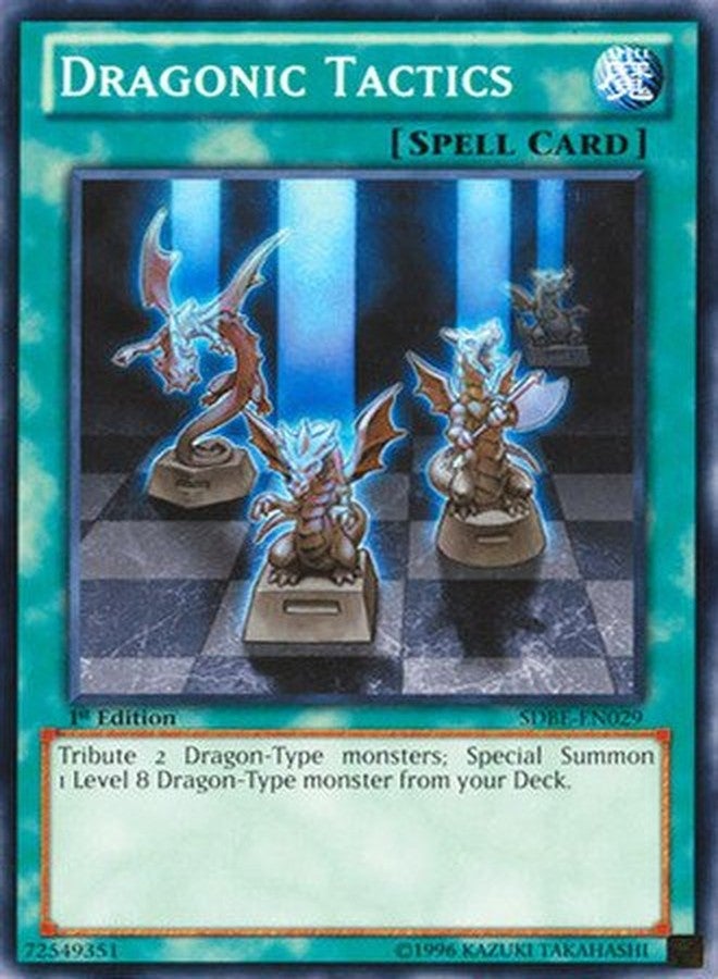 YU-GI-OH! - Dragonic Tactics (SDBE-EN029) - Structure Deck: Saga of Blue-Eyes White Dragon - Unlimited Edition - Common