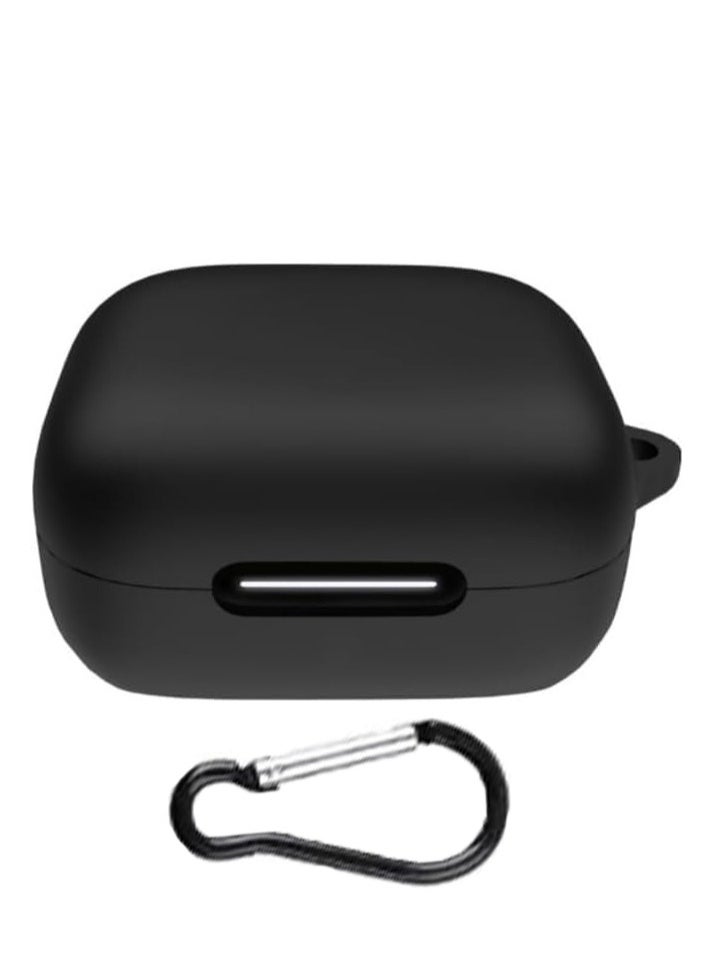 ماركة غير محددة جراب سيليكون متوافق مع Anker Soundcore R50i NC/P30i NC، جراب ناعم ورفيع صديق للبشرة، غطاء حماية مقاوم للصدمات مع حلقة تثبيت - أسود  - Image 1