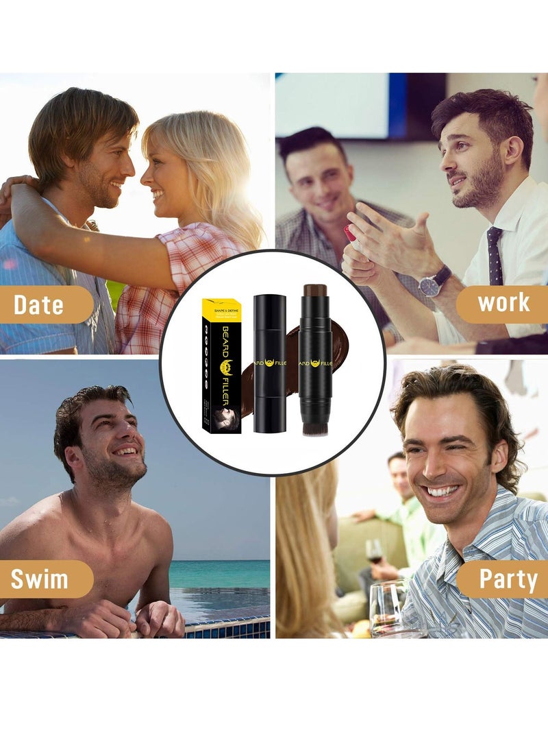 2-in-1 Waterproof Beard Pen - Image 2