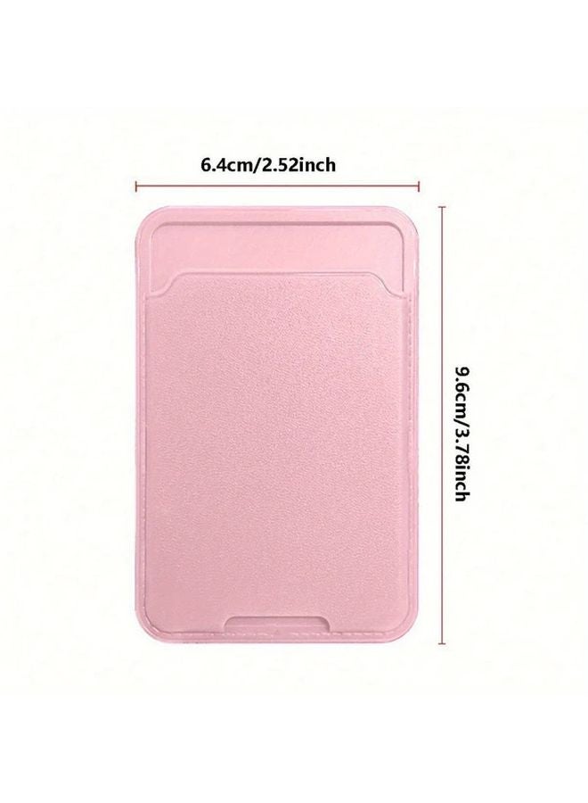 Red Adhesive Card Holder For iPhone Back Storage And Stand 1pc - Image 3