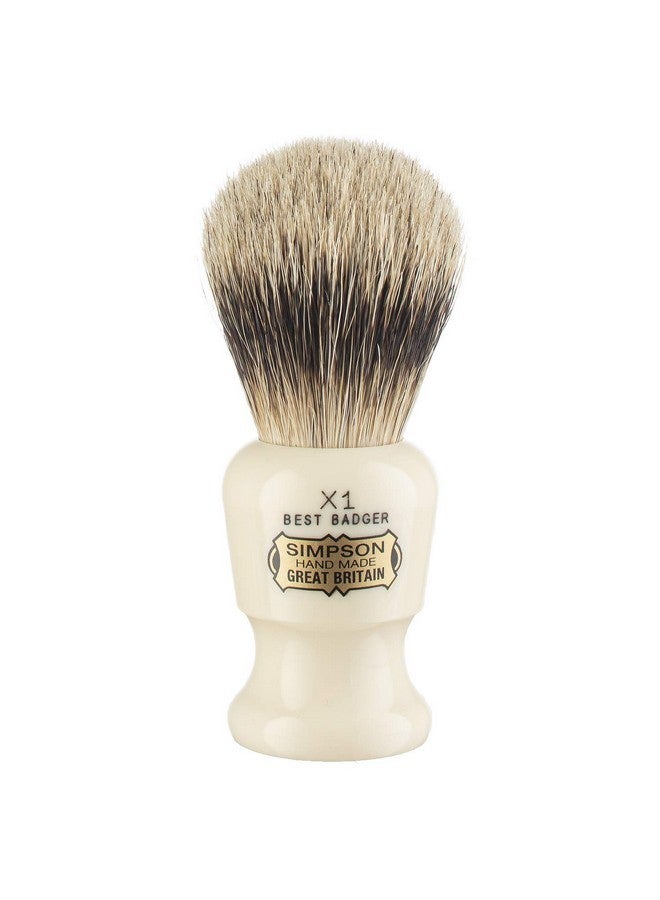 Simpson Shaving Brushes Rush- Simpson Shaving Brushes - Faux Ivory Handle (X1 Best) - Image 3
