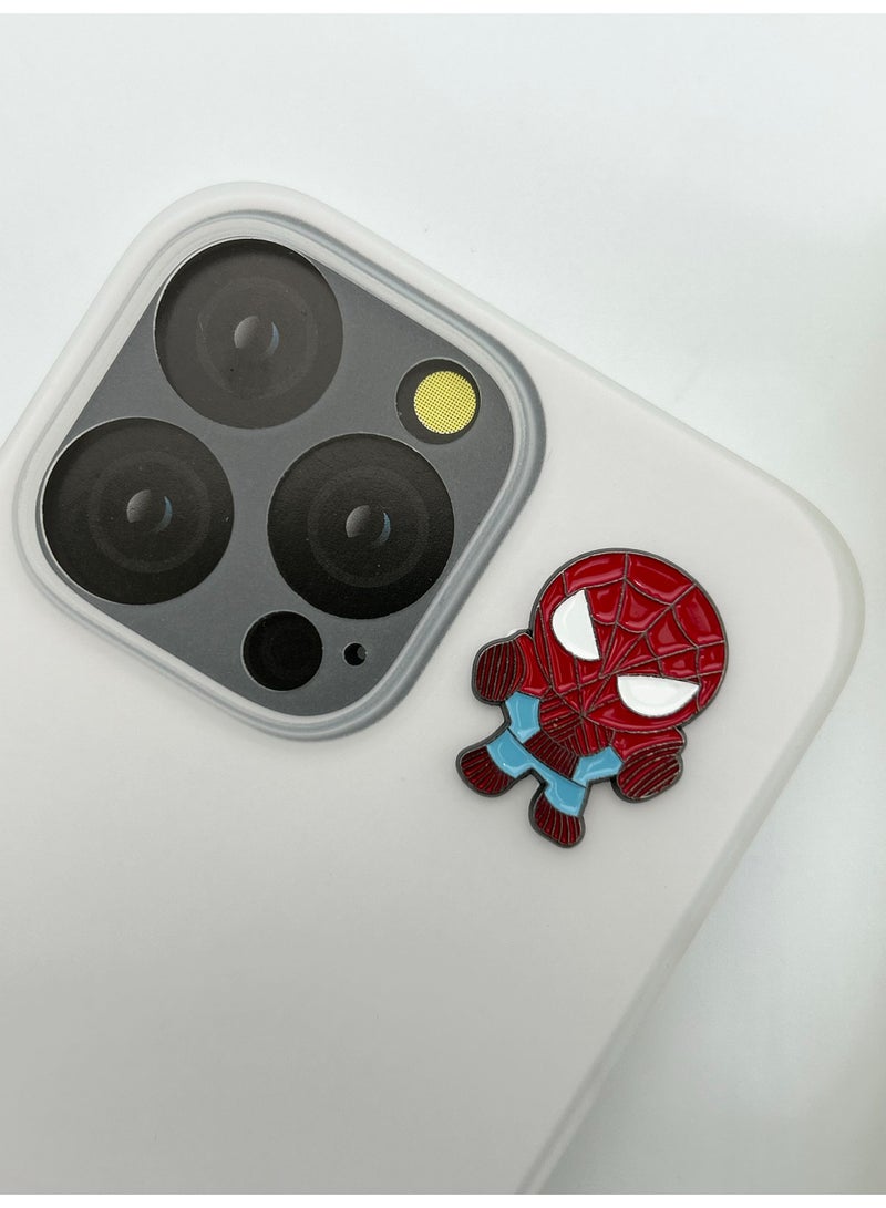 4 pieces of Metal stickers - Spider-man Stickers - Premium Quality Metal for Mobile, Laptop, Backpacks and more - Image 5