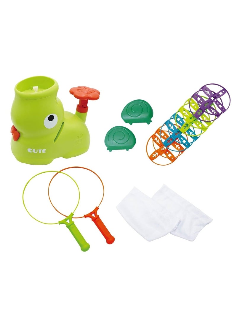 Little Bessn The Flying Elephant Disc Launcher Toy - Green - 206Y
