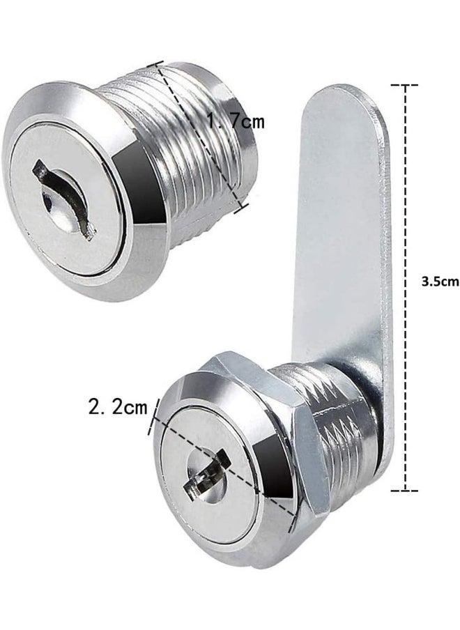 Royal Apex Royal Apex 2Pcs Cabinet Security Locks - Mail Box Twist Knob Lock With Keys  - Image 2