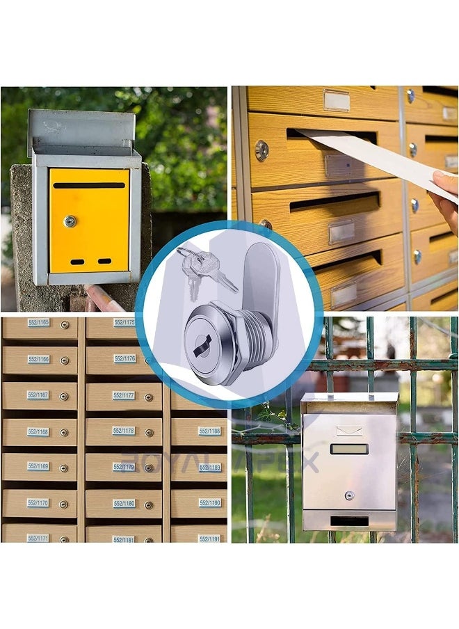 Royal Apex 2Pcs Cabinet Security Locks - Mail Box Twist Knob Lock With Keys