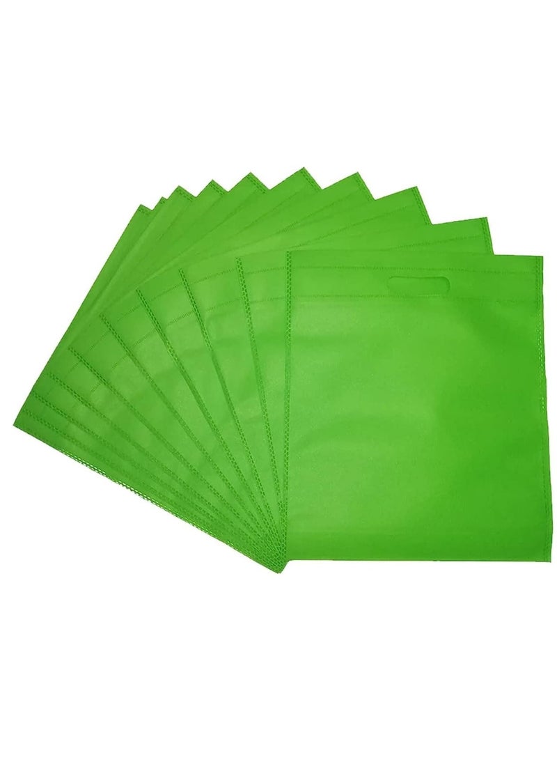 Canvas Gift Bag 25 pcs  green 30 x 25 cm - Image 3