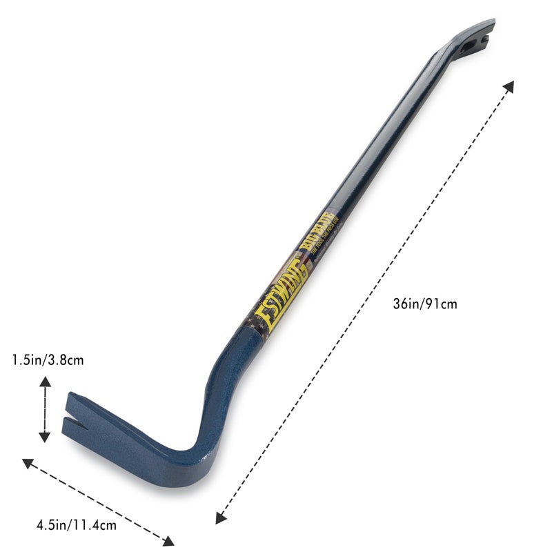 Estwing بار تكسير غوستينغ PRO - 36" بار سحب مع طرف إزميل مائل وبناء من الفولاذ المطروق - EWB-36PS - Image 2