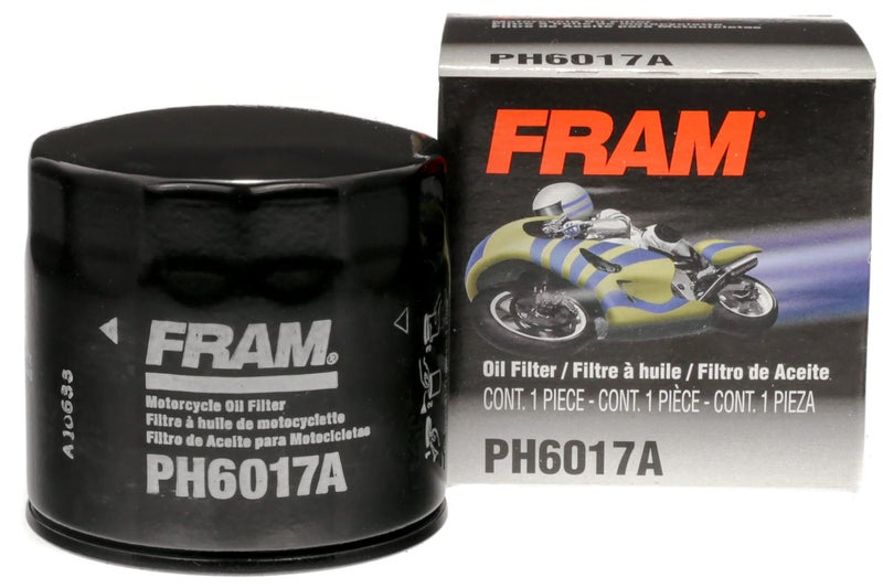Fram PH6017A Spin-On Full-Flow Oil Filter for Motorcycles - Image 1