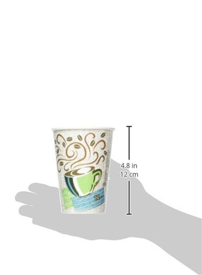 Dixie PerfecTouch Insulated Paper Hot Coffee Cups by GP Pro, 8 oz,50/pack - Image 3