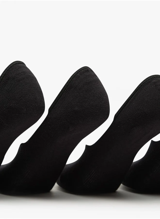 فلورا بيلا Women's Solid No Show Socks - Set of 5