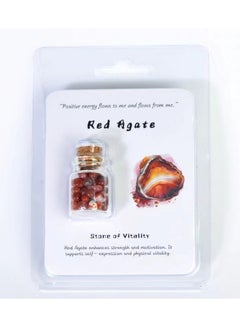 Generic Mini Glass Bottle Crystal Chips （1 Set-Gift Cards & Crystals）Decoration/Gift  - Image 2
