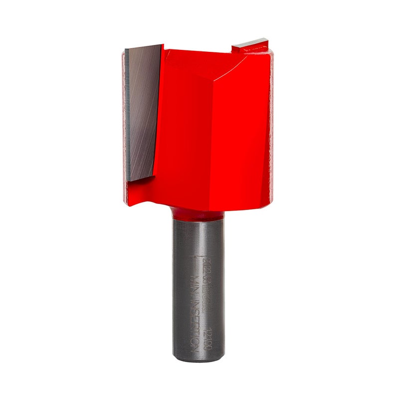 Freud Double Flute Straight Bit (Eclipse Grind) with TiCo Hi-Density Carbide - 2 Cutters, 16000 RPM, 1-1/4" Height, 1-1/2" Diameter, 3" Length, 1/2" Shank - 12-190 - Image 1