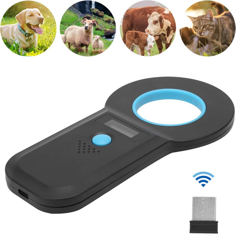 Tyenaza Animal Chip Reader Microchip Bluetooth Scanner for RFID Portable Handheld 134.2Khz/125Khz Rechargeable - Image 2