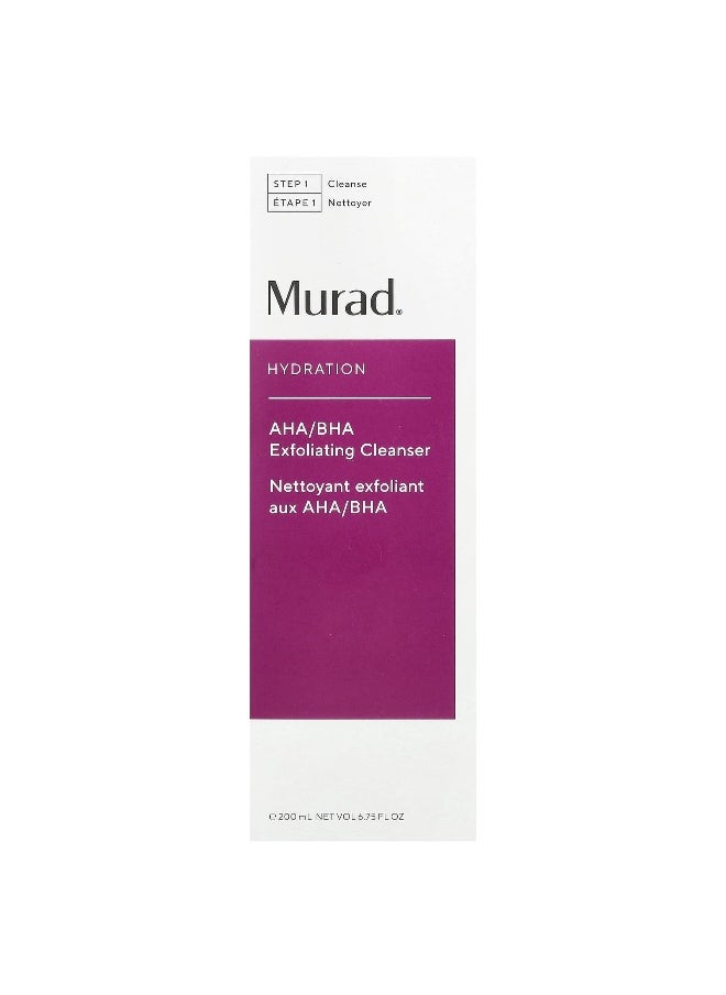 Murad Murad, Hydration, AHA/BHA Exfoliating Cleanser, 6.75 fl oz (200 ml)  - Image 2