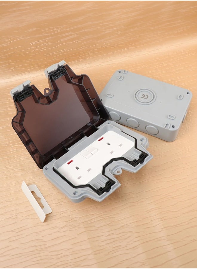 Outdoor Outlet Box Waterproof,Outdoor Power Outlet Box Outdoor Waterproof Socket in Use Outdoor Outlet Cover (Double Plug Socket) - pzsku/ZE482224E32A20673B646Z/45/_/1731665403/99c8c77f-bf43-4a53-9772-28dce619a5df