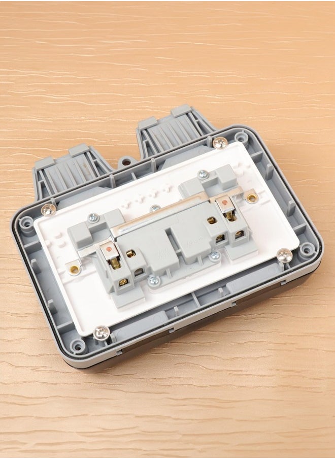 Outdoor Outlet Box Waterproof,Outdoor Power Outlet Box Outdoor Waterproof Socket in Use Outdoor Outlet Cover (Double Plug Socket) - pzsku/ZE482224E32A20673B646Z/45/_/1731665404/05bdc65b-f0b1-4dcf-a520-be9d7eef7b10