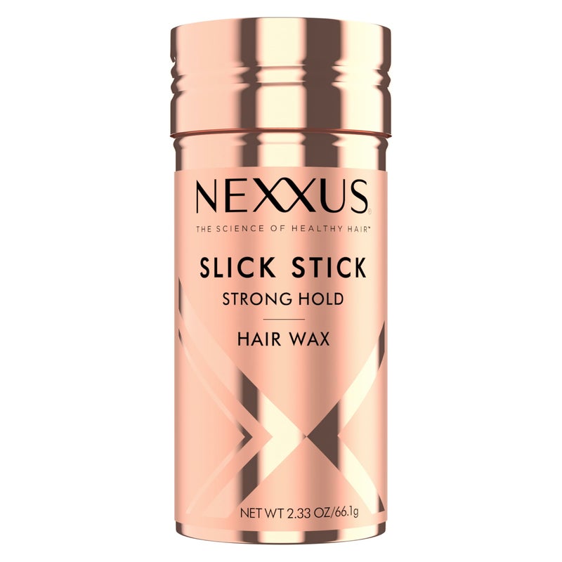 Nexxus Strong Hold Hair Wax Slick Stick for Slicked-Back Look with StyleProtect Technology 2.33 oz