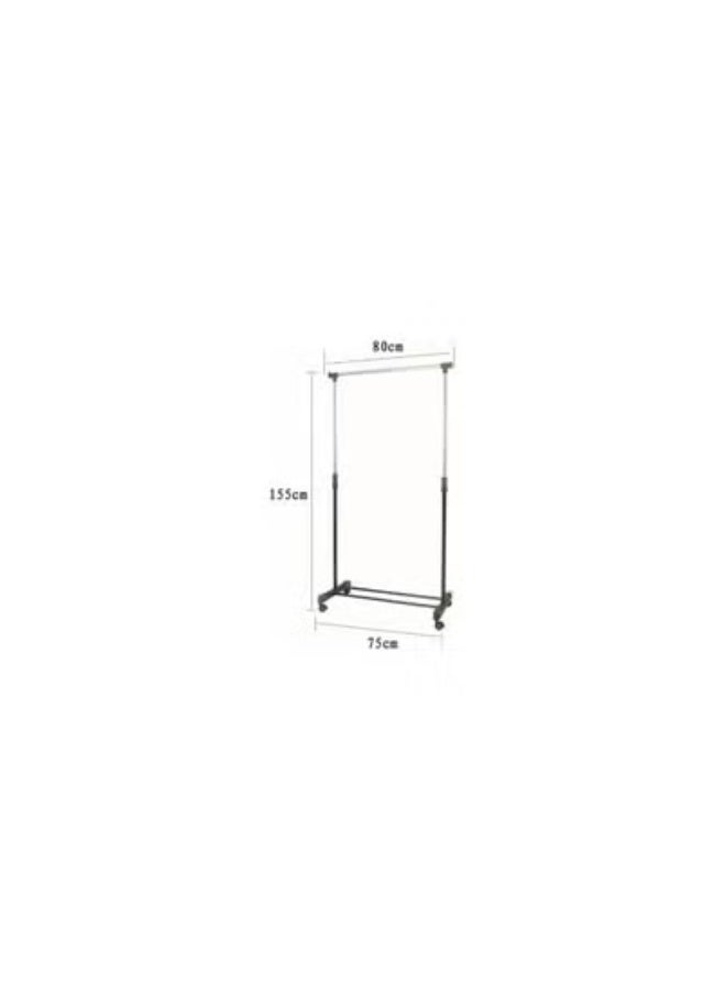bunca Home Single Pole Clothes Stand Rack with Foot Pad Storage for Hanging Clothes, Coats, Skirts, Shirts, Jackets - Image 4