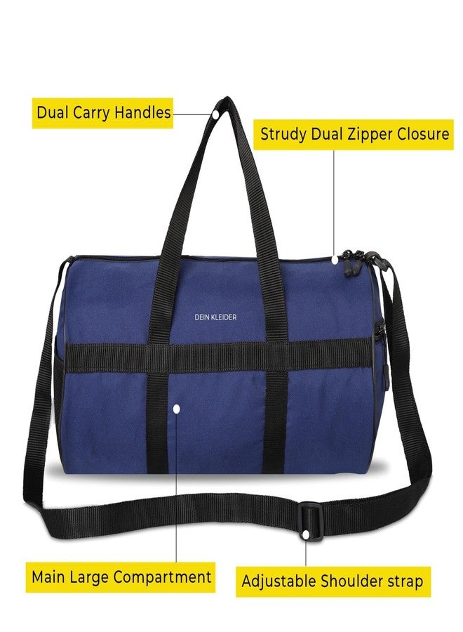 DEIN KLEIDER Sports Gym Travel Duffle Bag (Blue) - Image 5