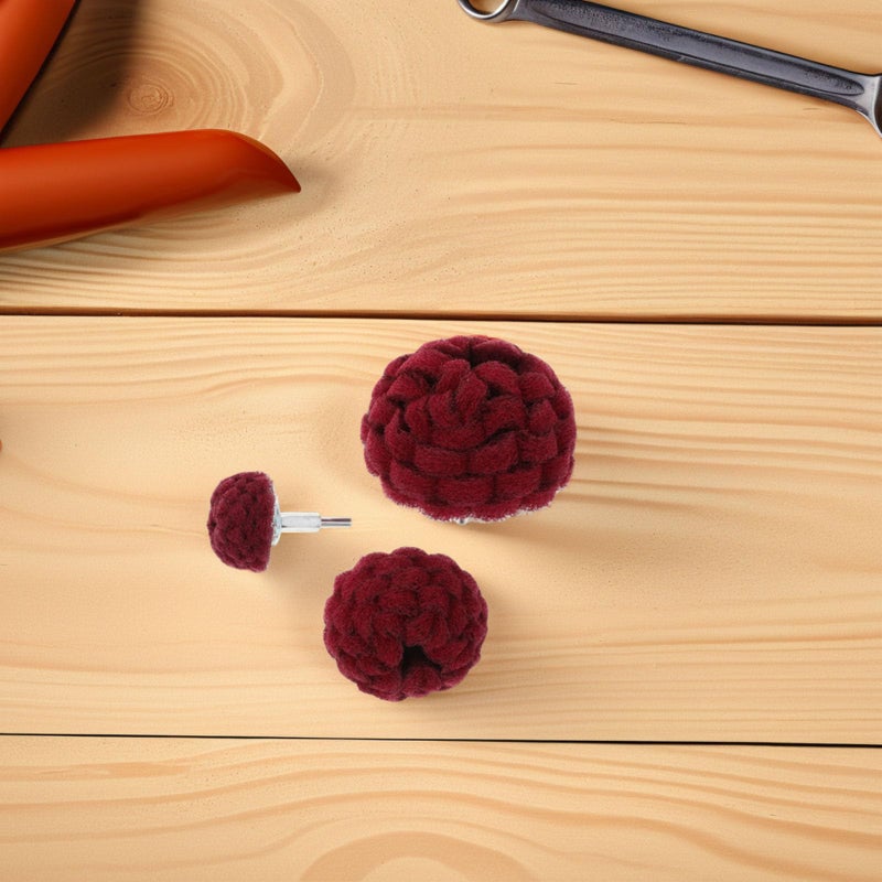 6Pcs Nylon Fiber Polishing Wheel Set 50mm 75mm 100mm For Metal Glass Jewelry - Image 5