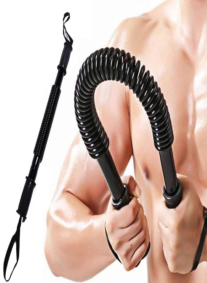 UDKI Power Twister Spring Forearm Bar 20 KG | Upper Body Exercise Equipment for Core Strengthening Chest Exerciser | Bicep Blaster Shoulder Arm Builder | Home Gym Workout Flex Bar for Men & Women - Image 1