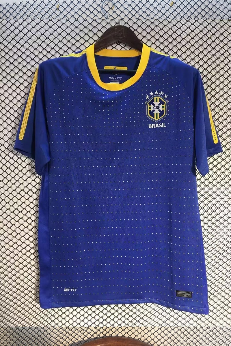 2002-10 Brazil Team Jersey Away Kaka Neymar Ronaldo Ronaldinho Kaka Football - Image 1