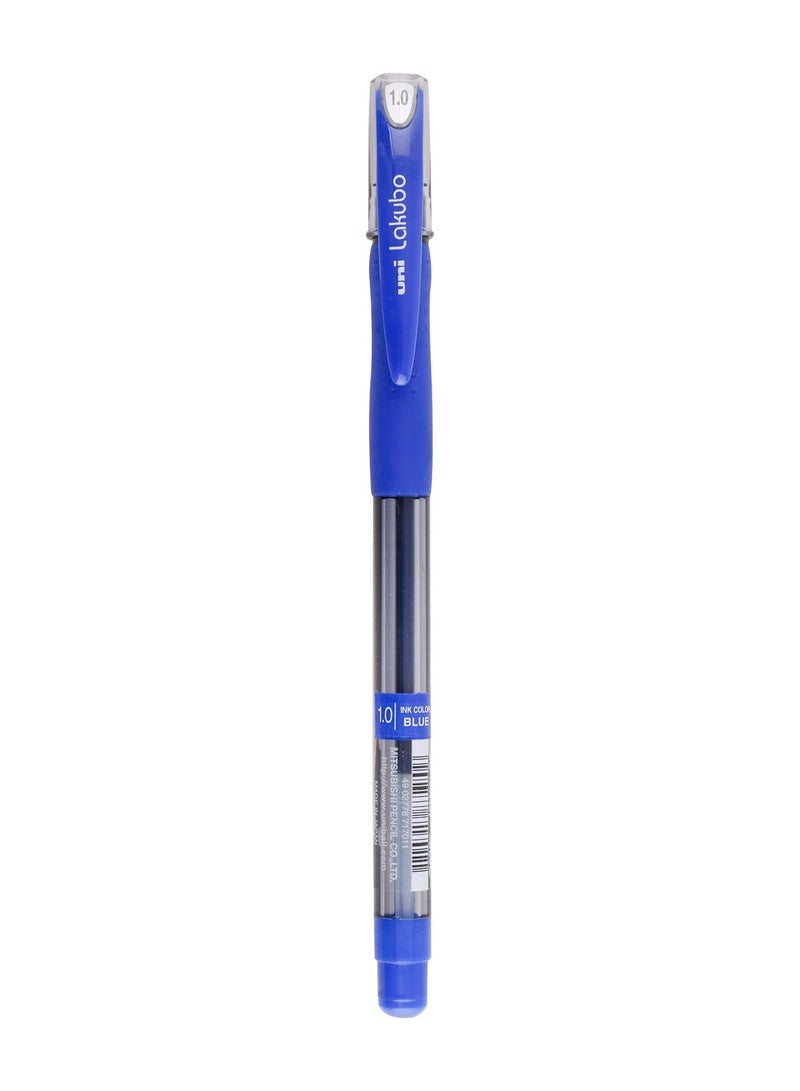 Uniball 1-Piece Lakubo Ballpoint Pen 1.0mm Tip Blue Ink - Image 1