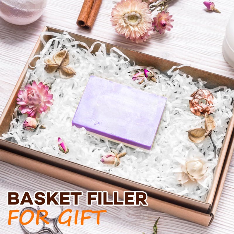 RowinsyDD 3LB White Crinkle Paper Filler, Cut Shredded Paper for Gift Baskets Packaging Wrapping Cushion Stuffing Box Confetti Filler for Easter Christmas Wedding Birthday Bridesmaid - Image 5