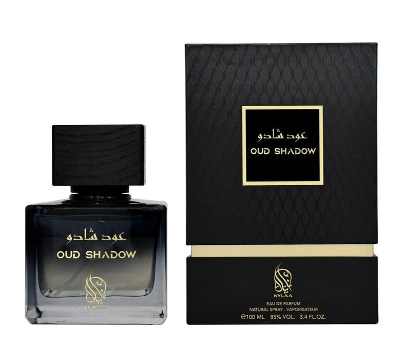 NYLAA عطر عود شادو (EDP) 100 مل | عطر فاخر للرجال | رائحة عود تدوم طويلاً | عطر للاستخدام اليومي - Image 1