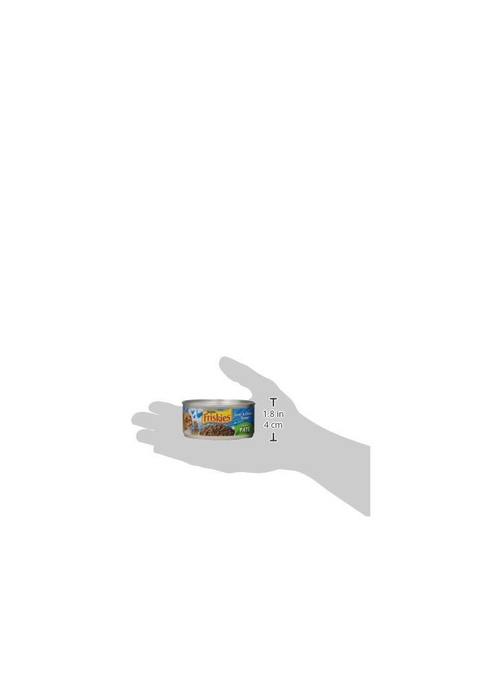 Friskies طعام القطط الرطب بورينا فريسكيس باتيه، عشاء الكبد والدجاج - (عبوة من 24) علب 5.5 أوقية - Image 3