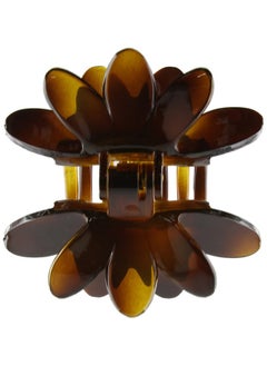 CARAVAN Actually Flying Rose With Patent Covered Spring Hair Claw In Tortoise Shell  - Image 4