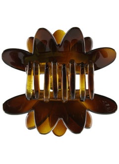 CARAVAN Actually Flying Rose With Patent Covered Spring Hair Claw In Tortoise Shell  - Image 3